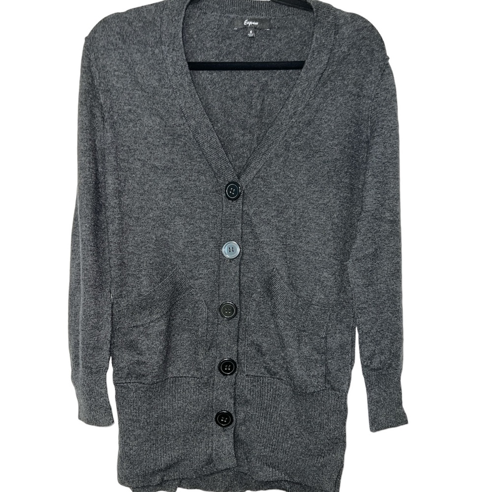 Express cardigan • size small • long • double pockets